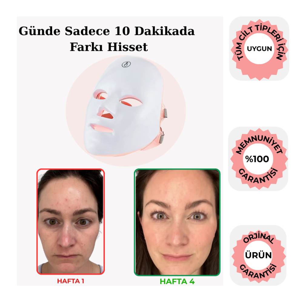 Evde Profesyonel LED Cilt Bakımı