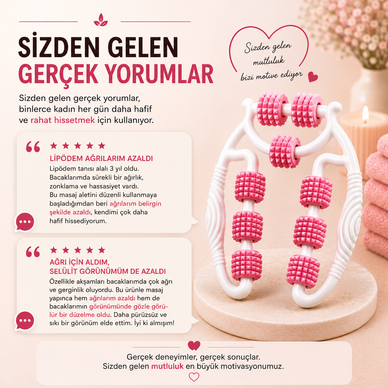 Liftora Ağrı ve Selülit Masaj Aleti