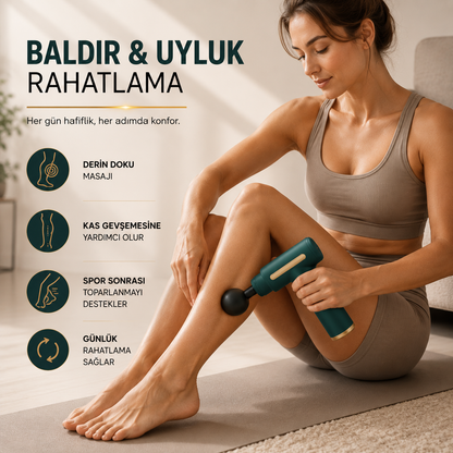 Profesyonel Darbeli Masaj Tabancası